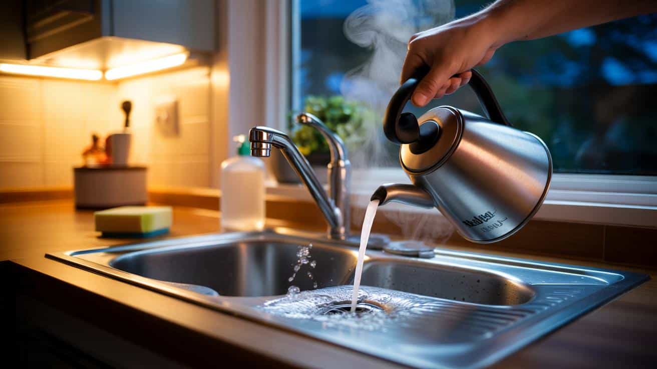 Abends heißes Wasser in den Abfluss? Experten schwören auf diesen Trick