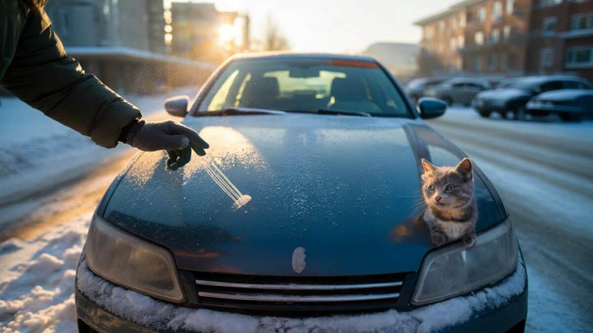 Bitte zweimal klopfen: Wer im Winter den Motor startet, tötet oft dieses Tier