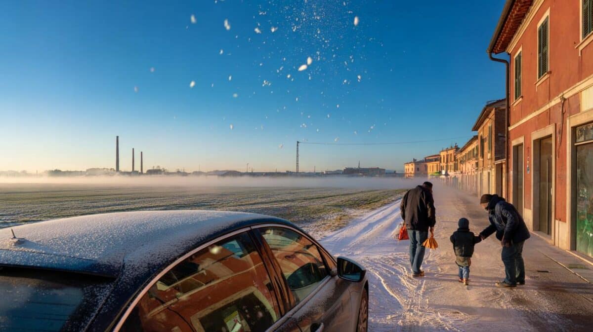 „Chemieschnee“ in der Po-Ebene: Wenn Smog auch ohne schlechtes Wetter Flocken erzeugt