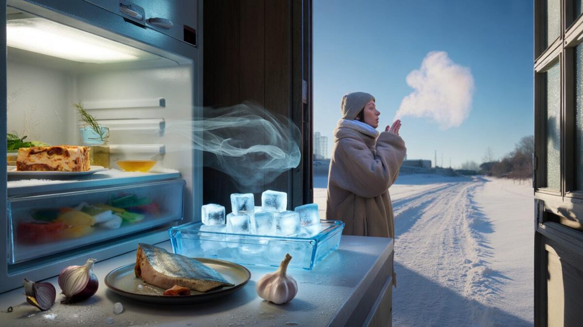 Eis im Gefrierschrank vs. Schnee draußen: Warum riecht der Schnee im Gefrierschrank und der Schnee draußen nicht?