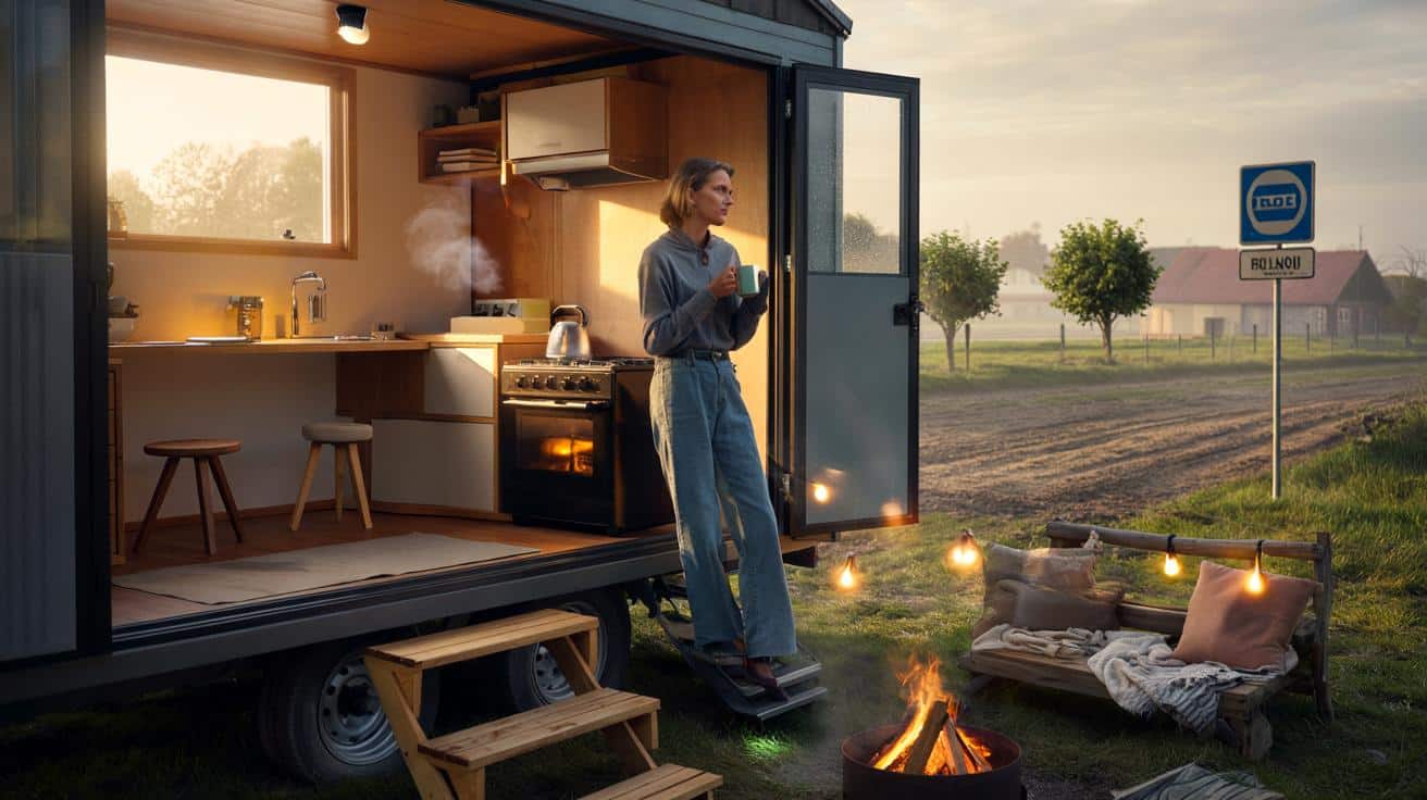 Frau lebt seit 5 Jahren in Tiny House: "Was ich an Kosten spare, zahle ich mit eingeschränktem Sozialleben"