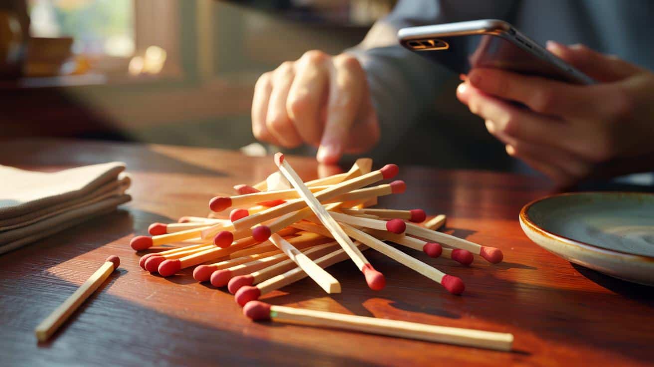 IQ-Test: Wie viele Streichhölzer liegen hier? Wer richtig liegt, ist sehr intelligent