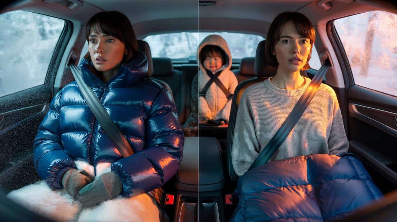 Lebensgefahr im Auto: Warum Sie die Winterjacke vor der Fahrt sofort ausziehen müssen