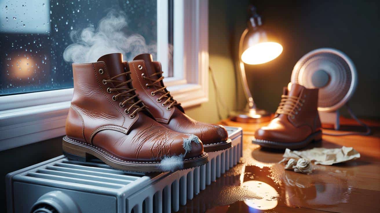 Nasse Stiefel auf die Heizung? Warum dieser Fehler Ihre Schuhe für immer ruiniert
