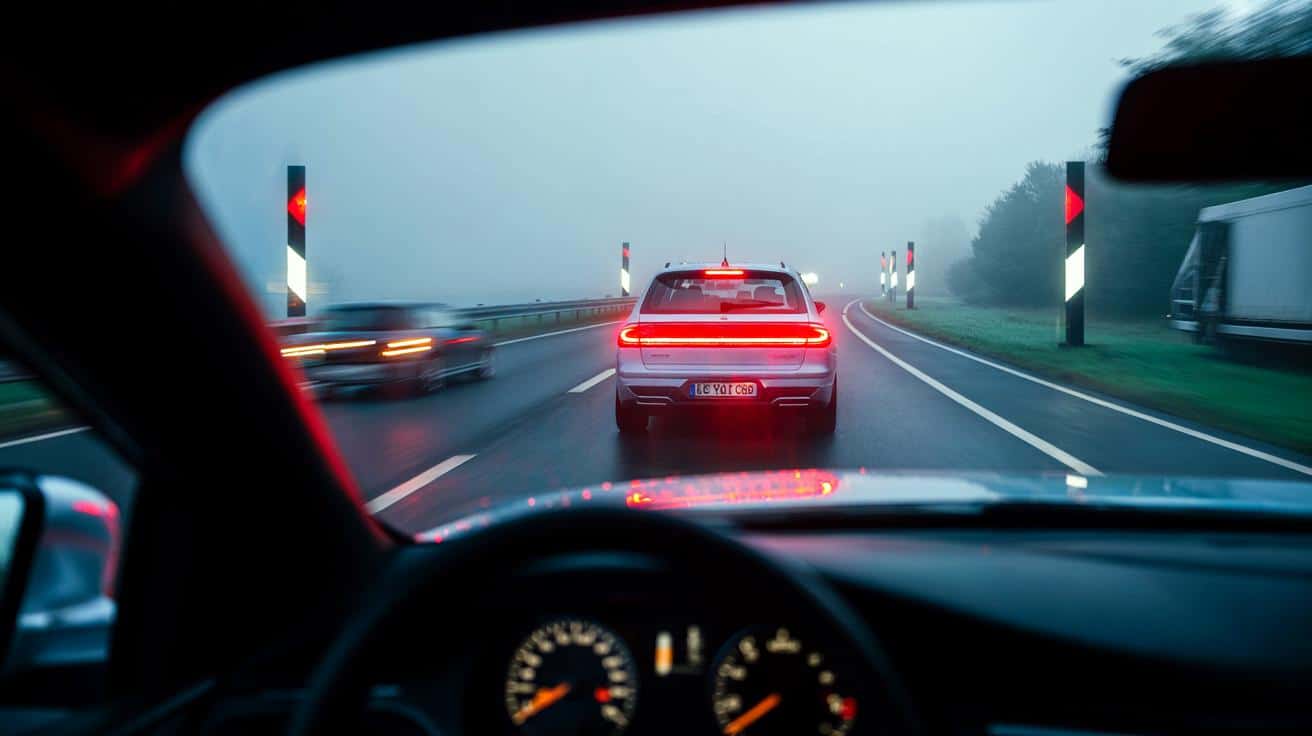 Nebelschlussleuchten-Irrtum: Den Geschwindigkeits-Fehler machen 90% aller Fahrer