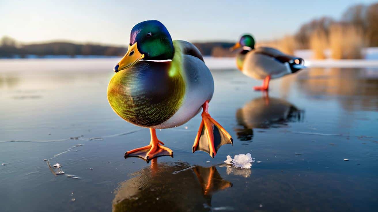 Rätsel der Natur: Warum frieren Enten auf dem Eis eigentlich nicht fest?