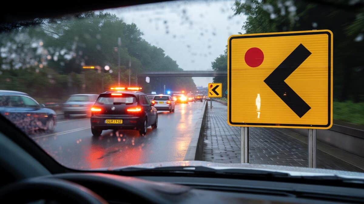 Rätselhaftes Verkehrsschild mit rotem Punkt: Das sollten Autofahrer unbedingt wissen