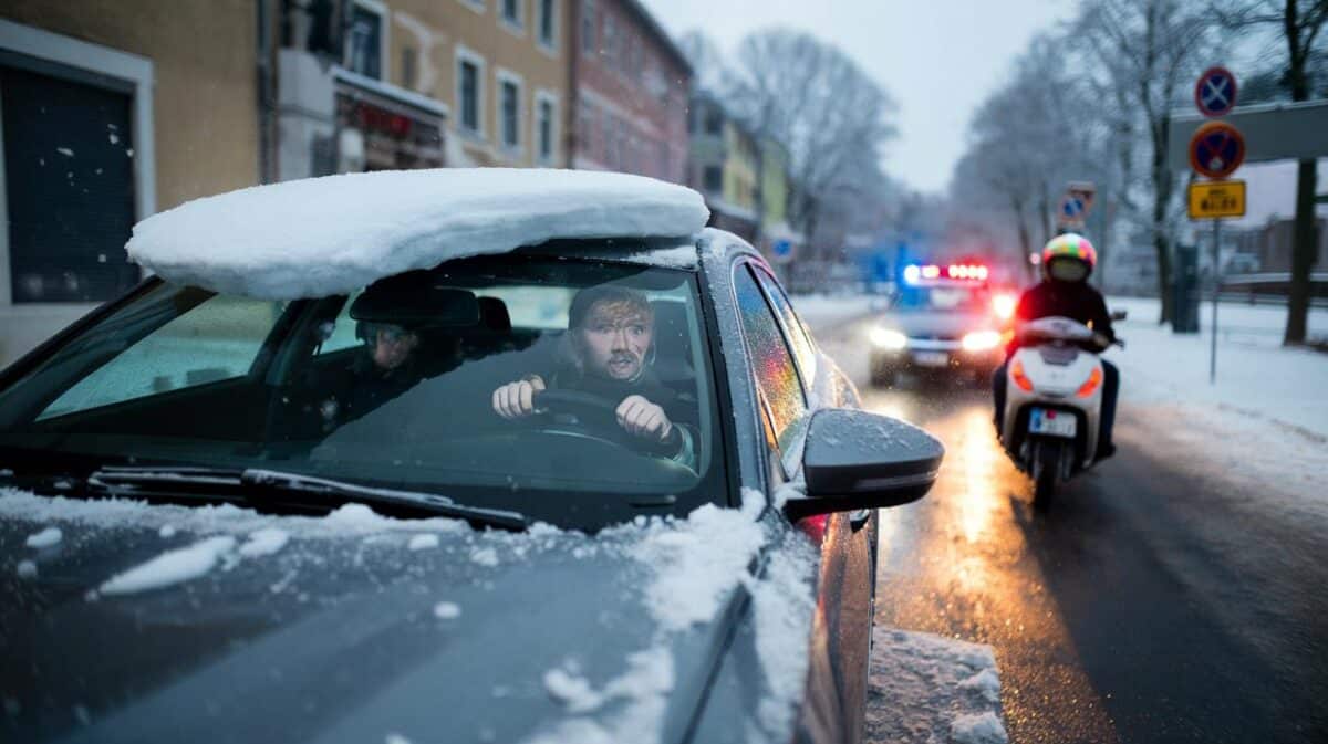 Schnee auf dem Dach: Dieses vergessene Bußgeld kostet Sie auch noch 3 Punkte
