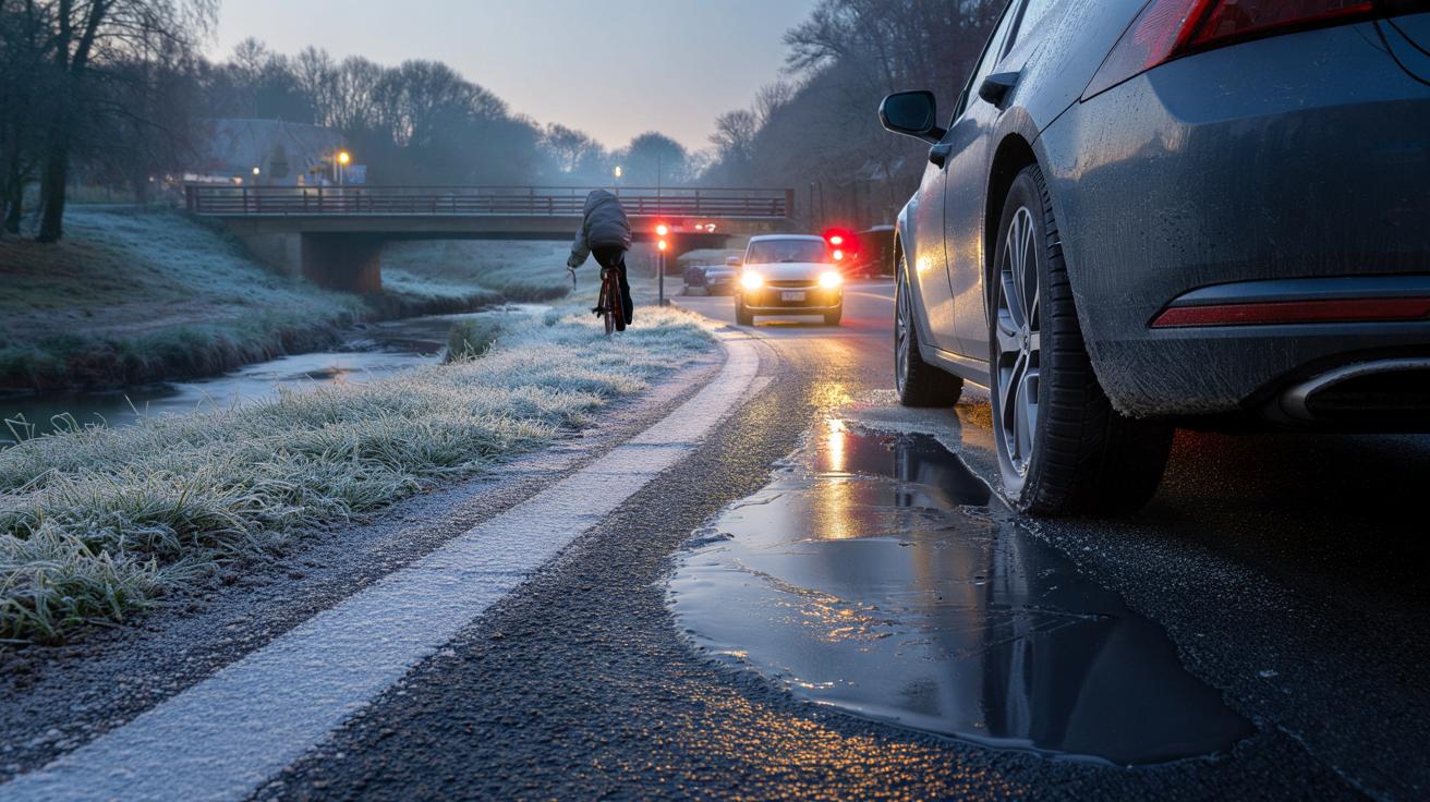 "Schwarzes Eis": So erkennen Sie die unsichtbare Todesfalle auf der Straße