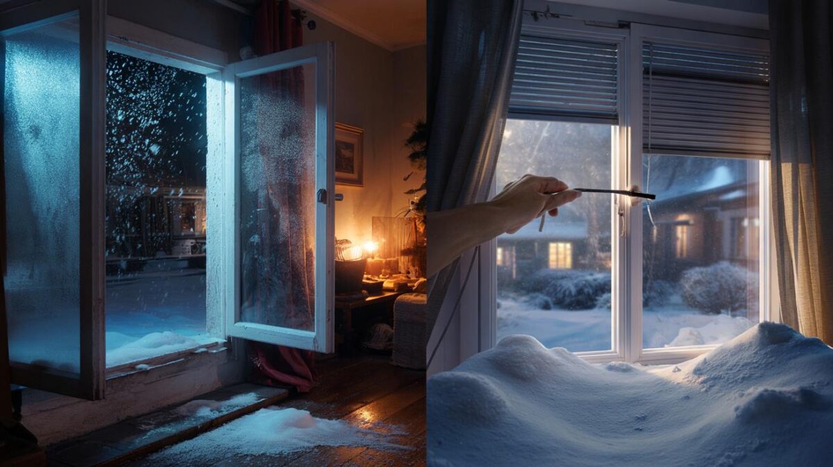 Sind Ihre Fensterläden bei Schneefall oben oder unten? Was isoliert Ihr Zuhause am besten gegen Kälte?