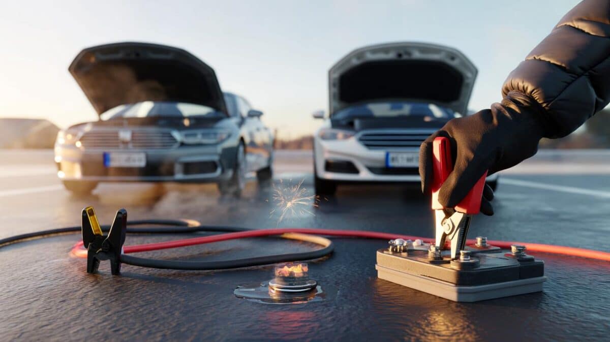 Starthilfe geben? Verbinden Sie den Minuspol niemals so, wenn Sie an Ihrem Auto hängen