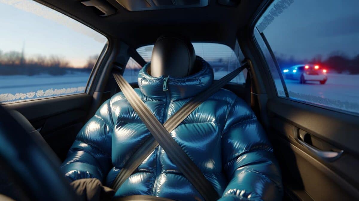 Strafe droht: Warum dicke Winterjacken beim Autofahren verboten sein können