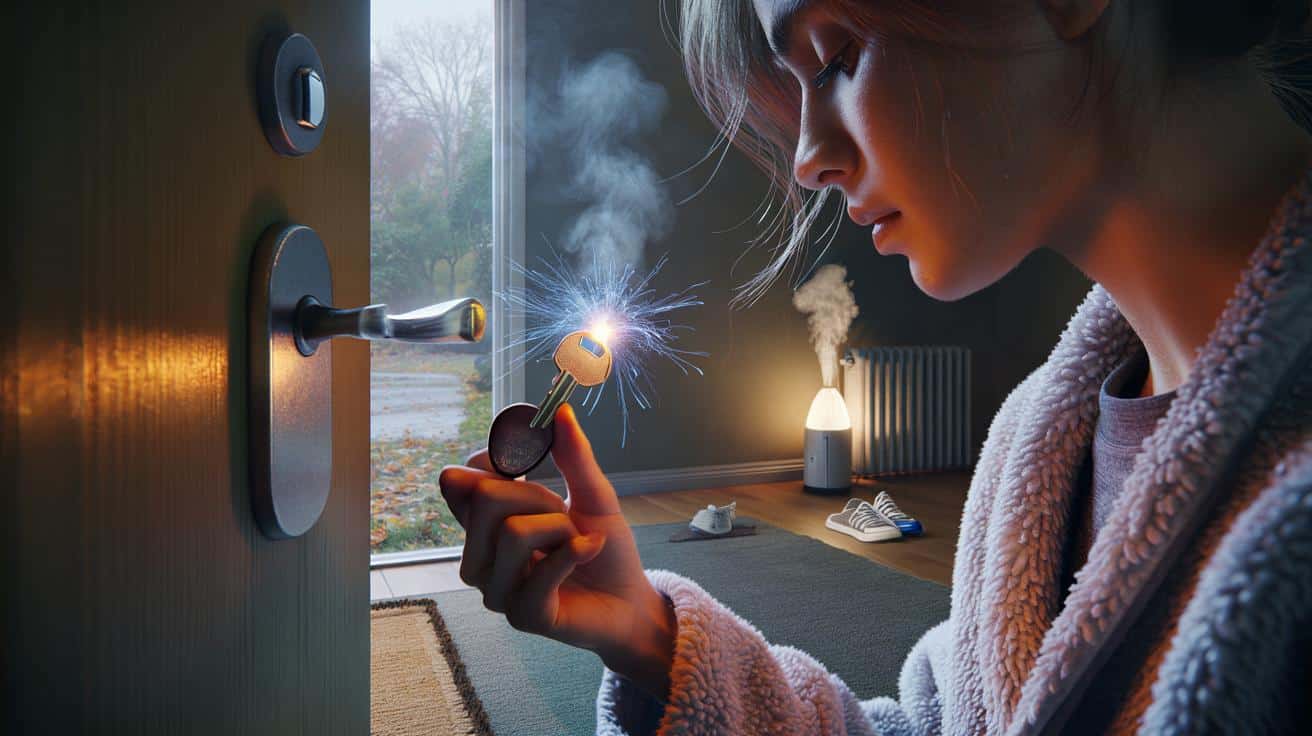 Stromschlag an der Tür: Warum es im November plötzlich überall "funkt"