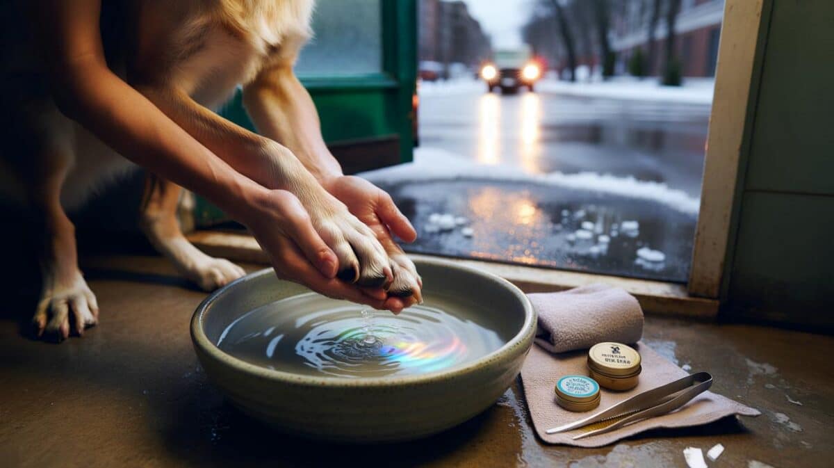 Tierarzt-Warnung: Warum Sie Hundepfoten nach dem Gassihen sofort waschen müssen