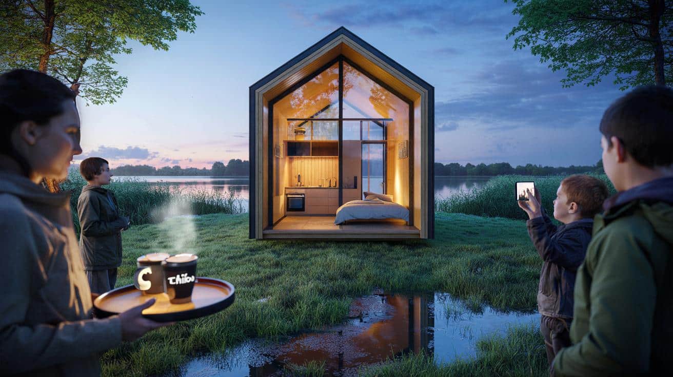 Tiny House von Tchibo: Dieses Mini-Wochenendhaus sorgt gerade für riesiges Interesse