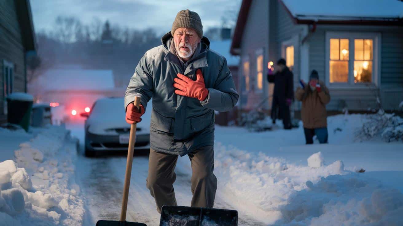 Tödliches Schneeschippen: Warum Kardiologen Männern ab 50 dringend abraten