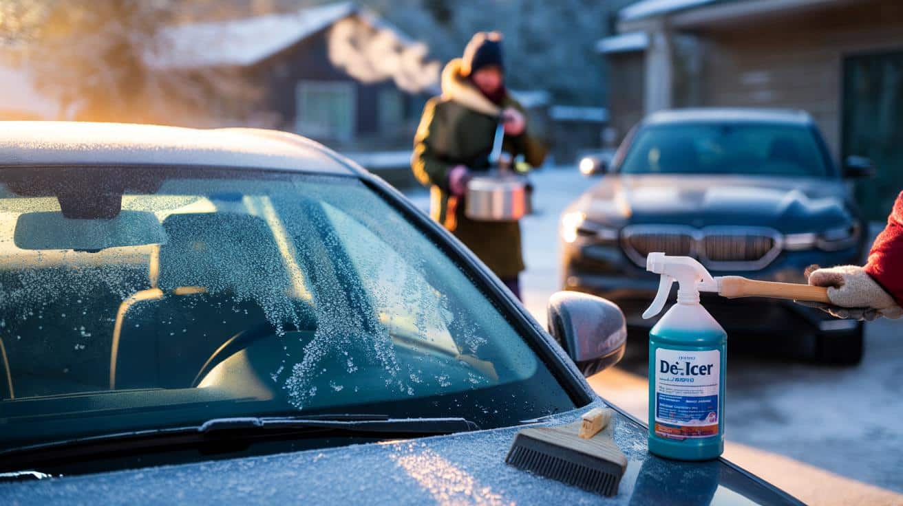 Vereiste Scheibenwischer: Nicht mit Gewalt wischen und kein heißes Wasser verwenden, sondern Folgendes beachten