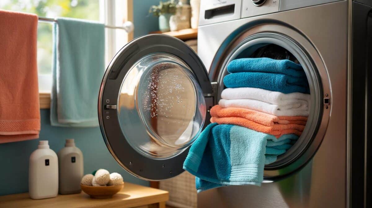 Viele machen es falsch: Das ist die ideale Waschtemperatur für Badetücher