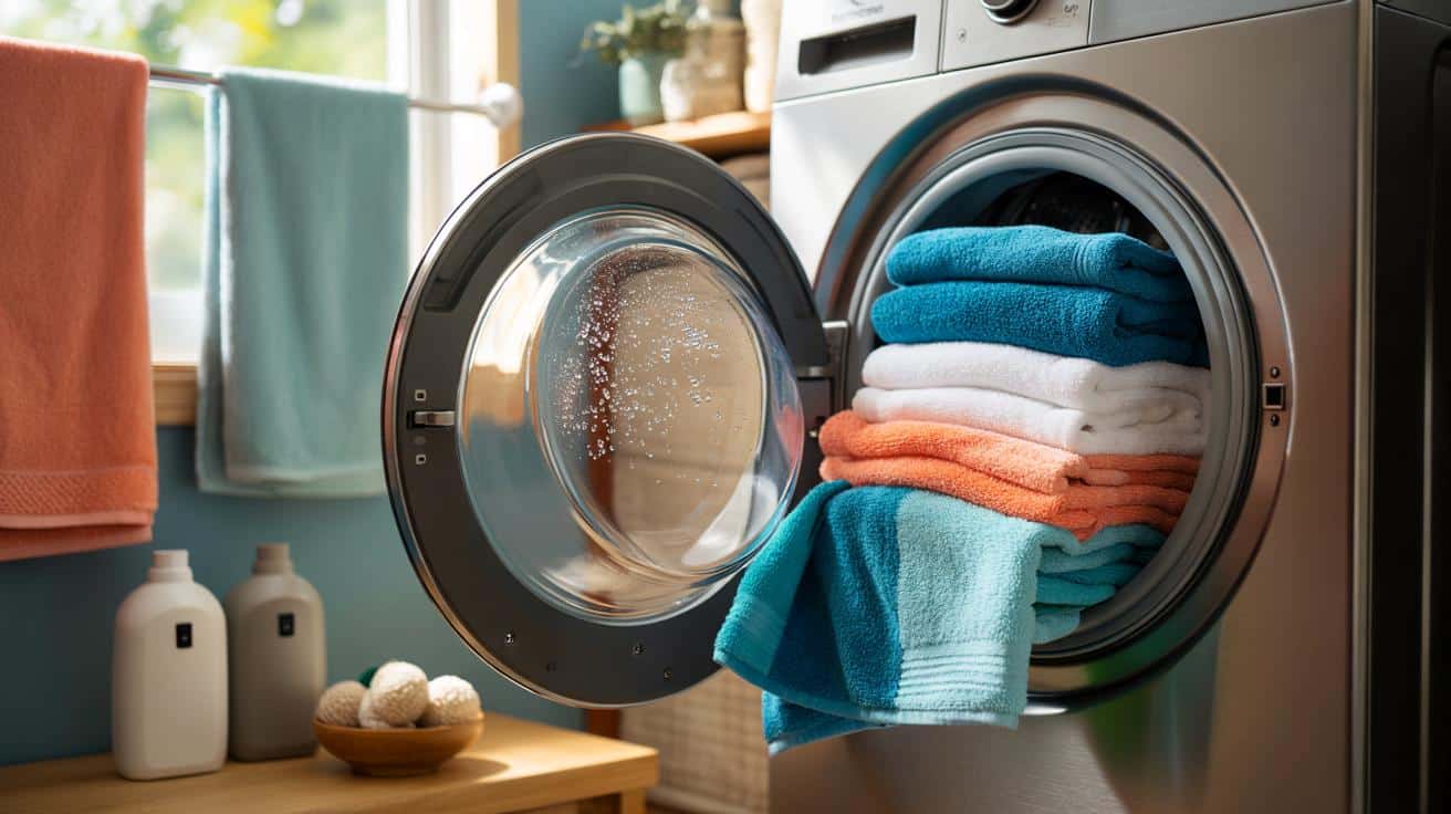 Viele machen es falsch: Das ist die ideale Waschtemperatur für Badetücher