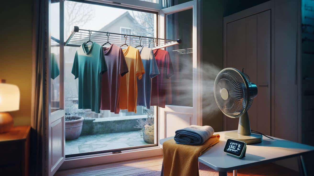 Wäsche im Winter trocknen ohne Feuchtigkeit – dieser Trick wirkt sofort