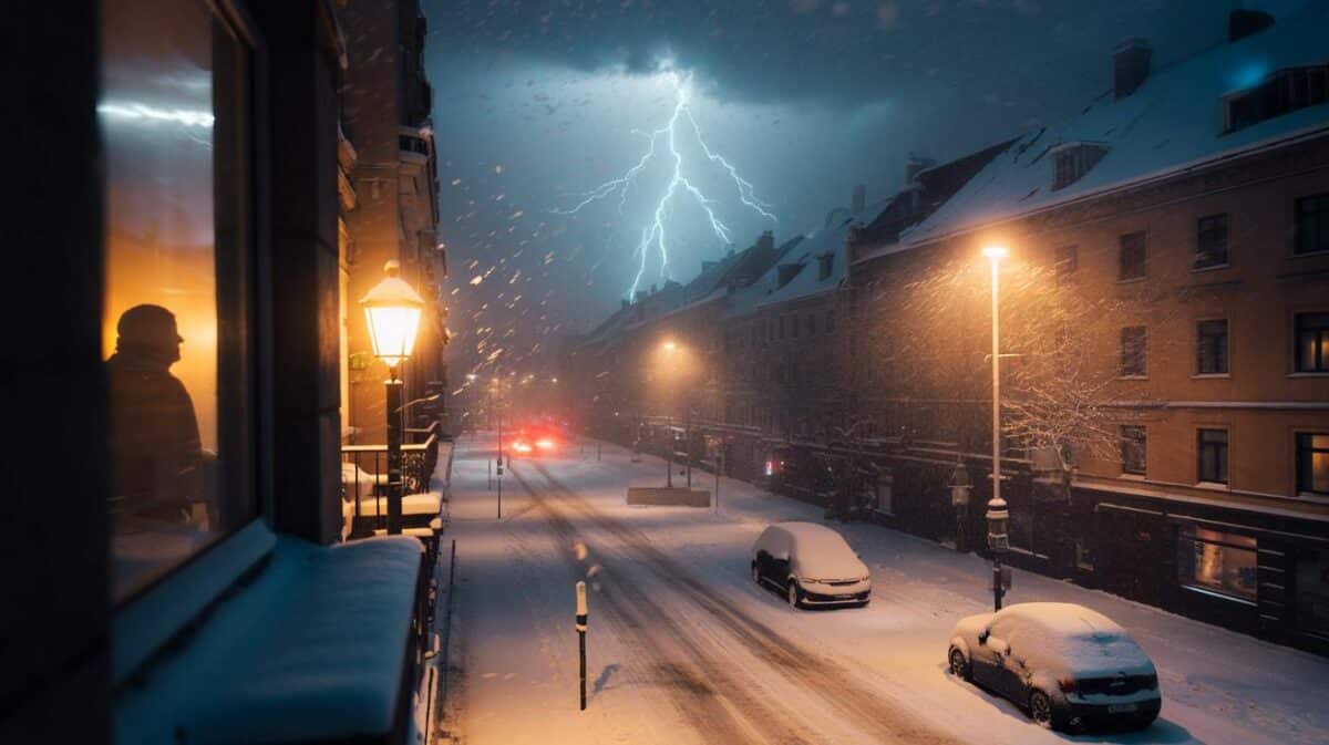 Warum hört man den Donner nicht, wenn es schneit? Das seltene Phänomen des „Gewitterschnees“
