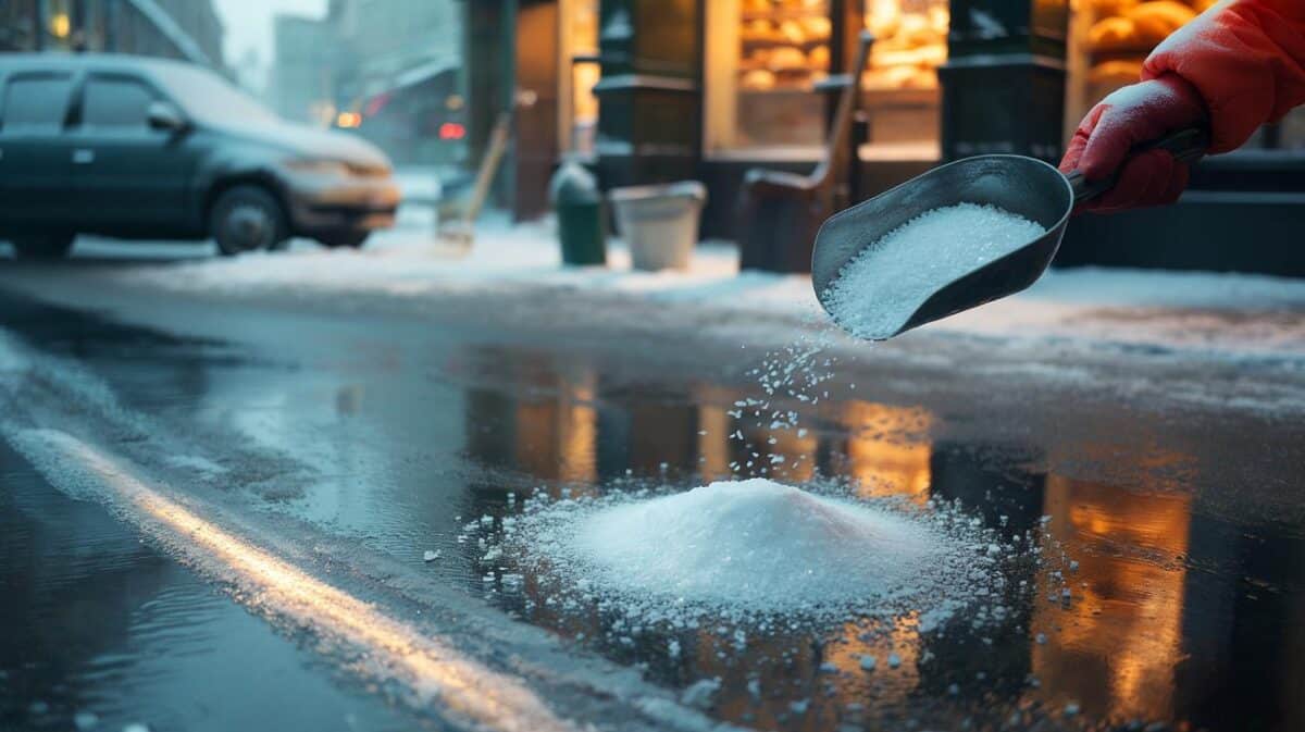 Warum schmilzt Salz Schnee nicht bei zu niedrigen Temperaturen (-10 °C) ? Die chemische Erklärung