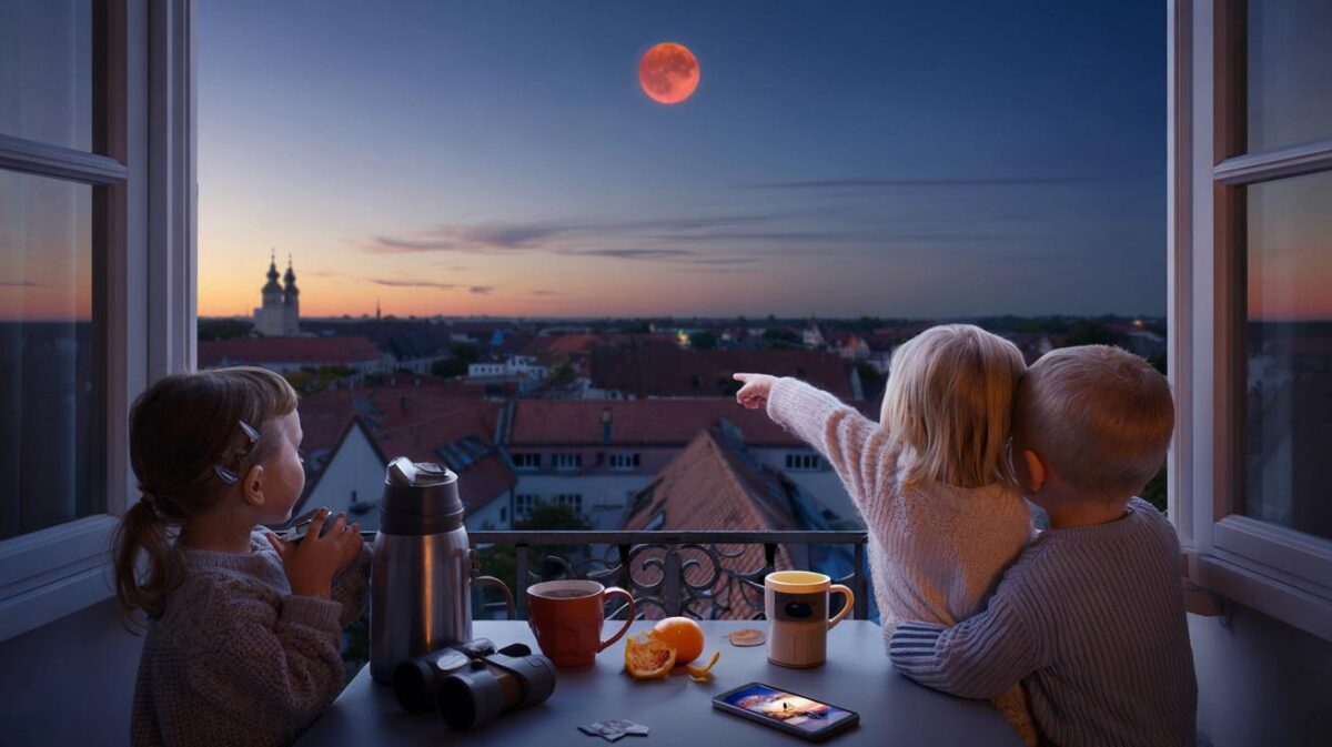 Zur kinderfreundlichen Uhrzeit: Totale Mondfinsternis am Sonntagnachmittag